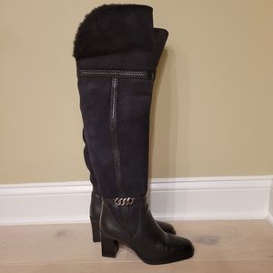 Genuine Shirling/Suede/Leather winter boots, made in Italy 🇮🇹